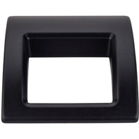 Worldwide Flooring Design Center Tango Finger Pull 1 1/2 Inch (c-c) Flat Black Tango Finger Pull 1 1/2 Inch (c-c) Flat Black Top Knobs Decorative Hardware