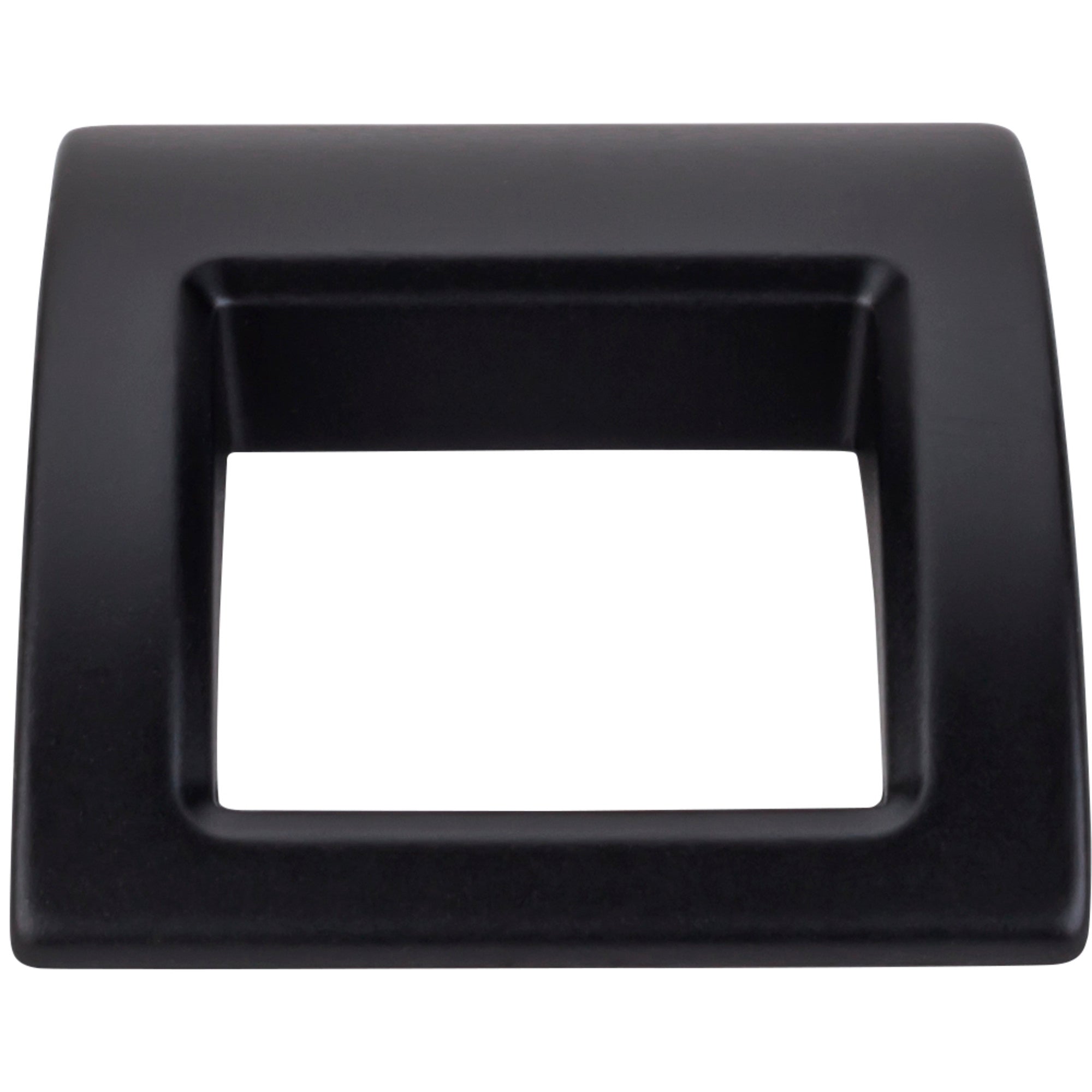 Worldwide Flooring Design Center Tango Finger Pull 1 1/2 Inch (c-c) Flat Black Tango Finger Pull 1 1/2 Inch (c-c) Flat Black Top Knobs Decorative Hardware