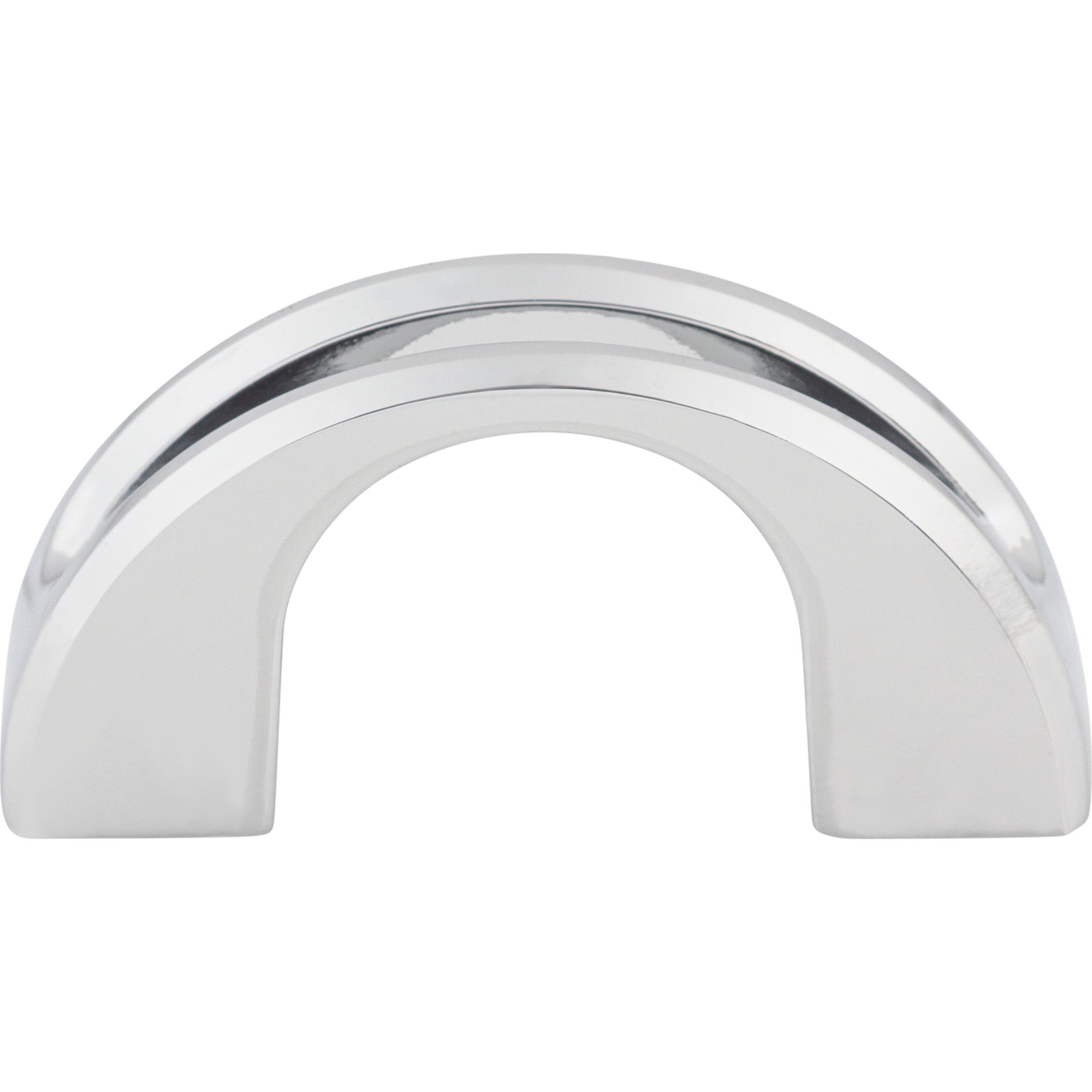 Worldwide Flooring Design Center Tango U Finger Pull 1 1/4 Inch (c-c) Polished Chrome Tango U Finger Pull 1 1/4 Inch (c-c) Polished Chrome Top Knobs Decorative Hardware