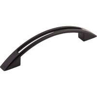 Worldwide Flooring Design Center Tango Cut Out Pull 3 3/4 Inch (c-c) Flat Black Tango Cut Out Pull 3 3/4 Inch (c-c) Flat Black Top Knobs Decorative Hardware