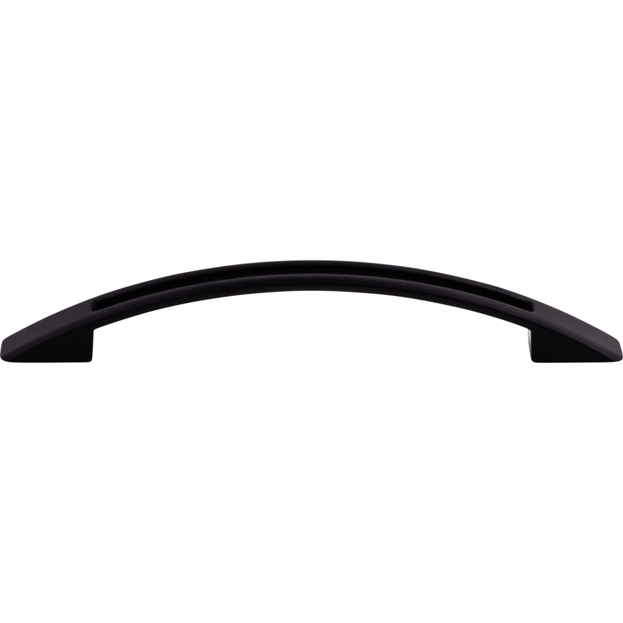 Worldwide Flooring Design Center Tango Cut Out Pull 5 1/16 Inch (c-c) Flat Black Tango Cut Out Pull 5 1/16 Inch (c-c) Flat Black Top Knobs Decorative Hardware