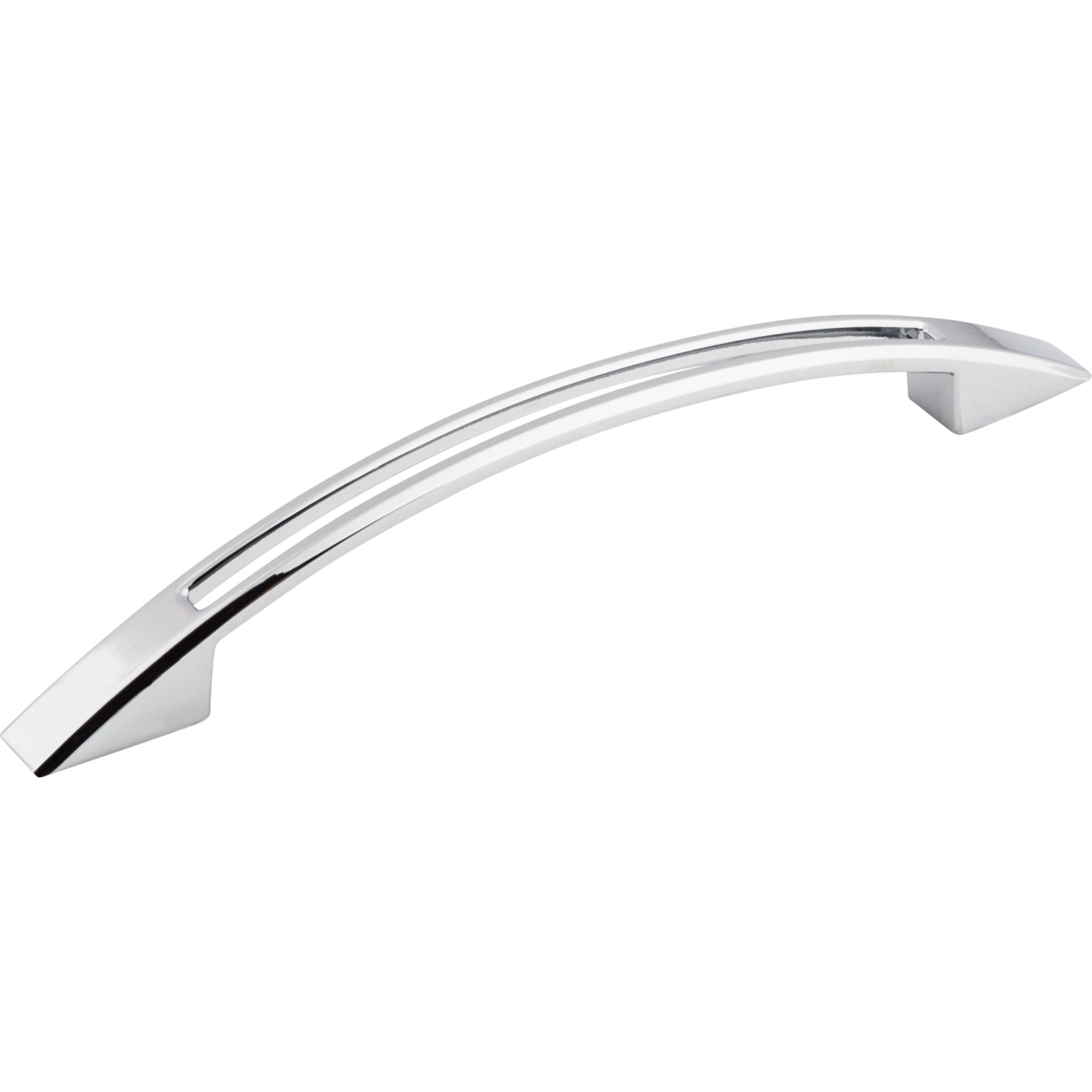 Worldwide Flooring Design Center Tango Cut Out Pull 5 1/16 Inch (c-c) Polished Chrome Tango Cut Out Pull 5 1/16 Inch (c-c) Polished Chrome Top Knobs Decorative Hardware
