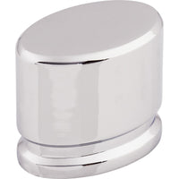 Worldwide Flooring Design Center Oval Knob 1 3/8 Inch Polished Chrome Oval Knob 1 3/8 Inch Polished Chrome Top Knobs Decorative Hardware
