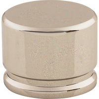 Worldwide Flooring Design Center Oval Knob 1 3/8 Inch Polished Nickel Oval Knob 1 3/8 Inch Polished Nickel Top Knobs Decorative Hardware