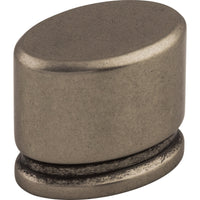 Worldwide Flooring Design Center Oval Knob 1 3/8 Inch Pewter Antique Oval Knob 1 3/8 Inch Pewter Antique Top Knobs Decorative Hardware