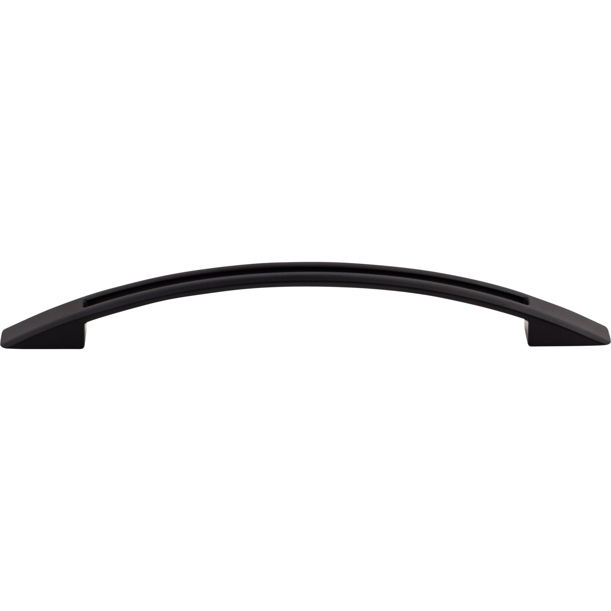 Worldwide Flooring Design Center Tango Cut Out Pull 6 5/16 Inch (c-c) Flat Black Tango Cut Out Pull 6 5/16 Inch (c-c) Flat Black Top Knobs Decorative Hardware