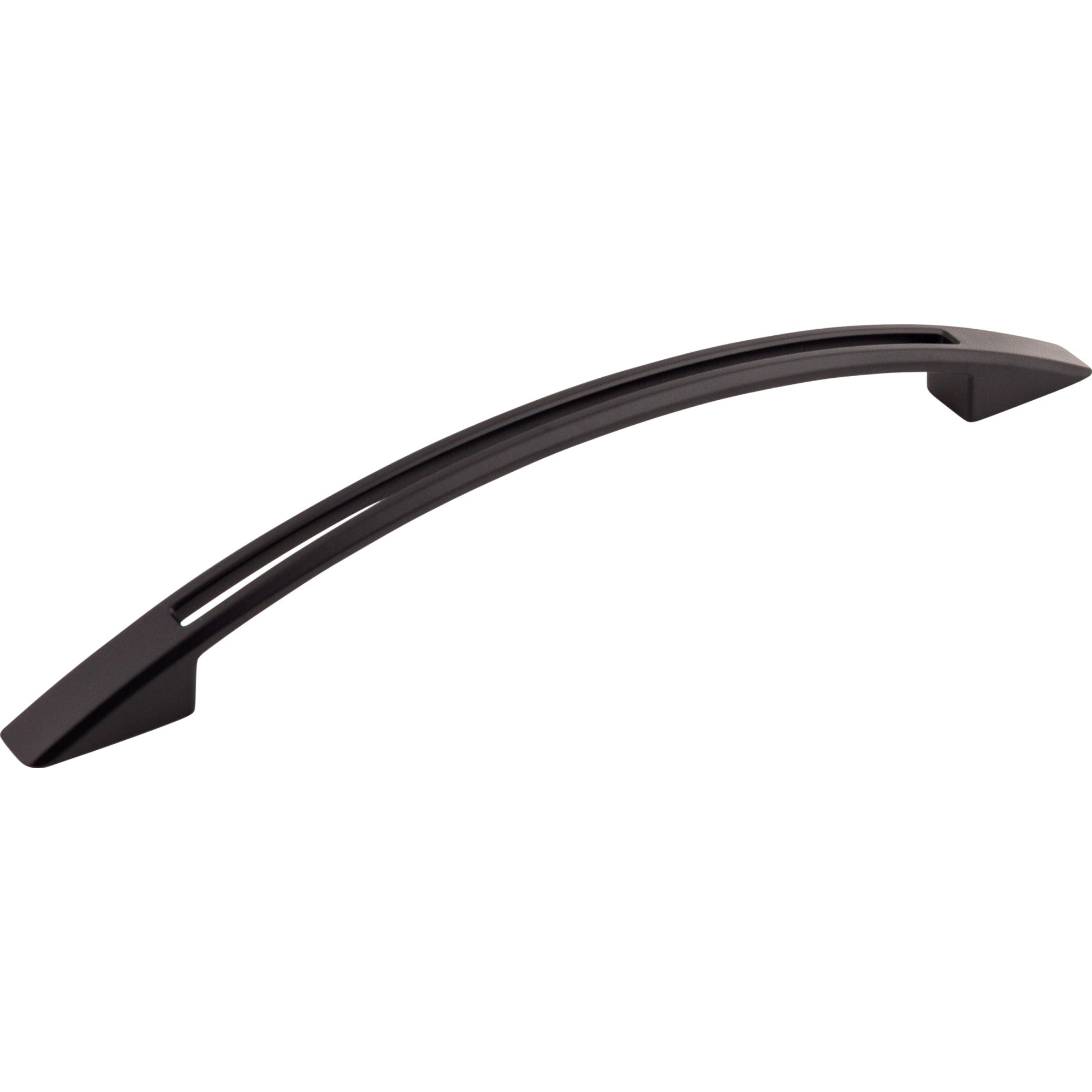 Worldwide Flooring Design Center Tango Cut Out Pull 6 5/16 Inch (c-c) Flat Black Tango Cut Out Pull 6 5/16 Inch (c-c) Flat Black Top Knobs Decorative Hardware