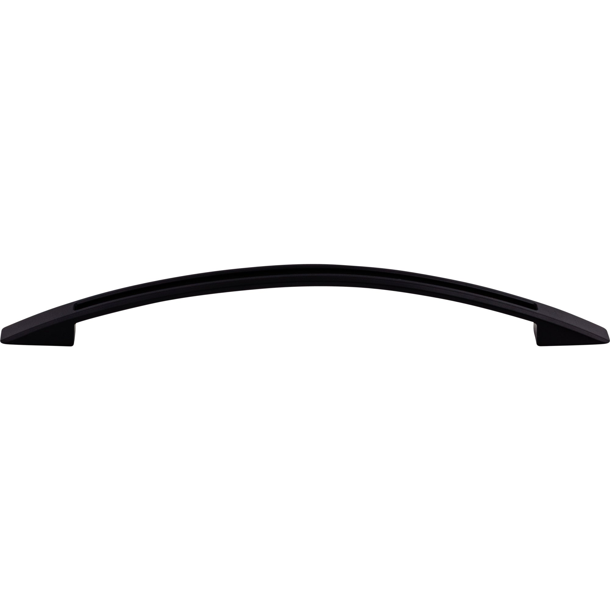 Worldwide Flooring Design Center Tango Cut Out Pull 7 1/2 Inch (c-c) Flat Black Tango Cut Out Pull 7 1/2 Inch (c-c) Flat Black Top Knobs Decorative Hardware