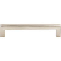 Worldwide Flooring Design Center Podium Pull 5 1/16 Inch (c-c) Brushed Satin Nickel Podium Pull 5 1/16 Inch (c-c) Brushed Satin Nickel Top Knobs Decorative Hardware