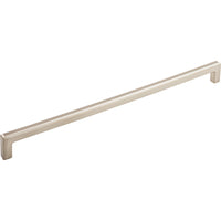 Worldwide Flooring Design Center Podium Pull 12 Inch (c-c) Brushed Satin Nickel Podium Pull 12 Inch (c-c) Brushed Satin Nickel Top Knobs Decorative Hardware