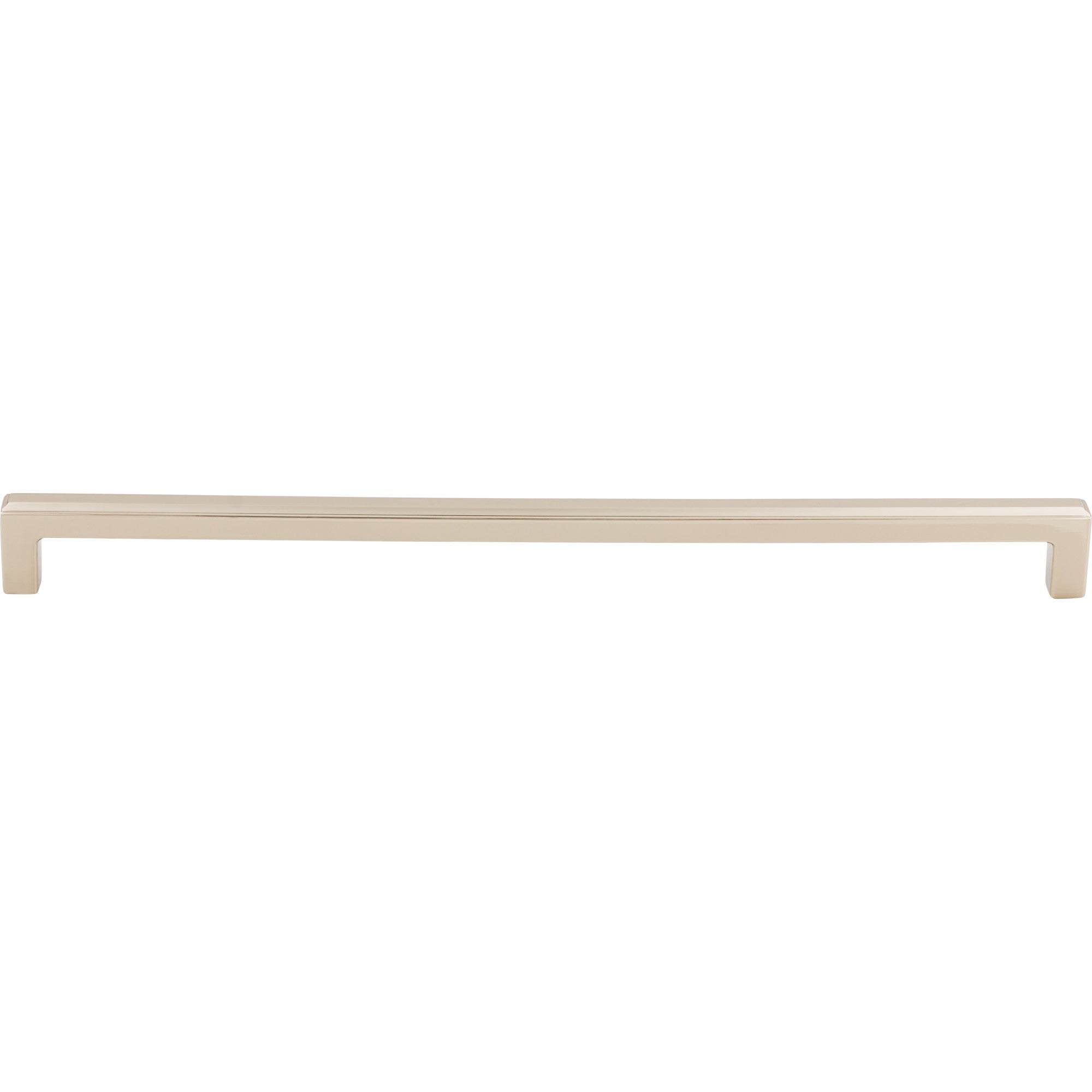 Worldwide Flooring Design Center Podium Pull 12 Inch (c-c) Polished Nickel Podium Pull 12 Inch (c-c) Polished Nickel Top Knobs Decorative Hardware