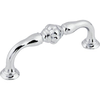 Worldwide Flooring Design Center Allington Pull 3 3/4 Inch (c-c) Polished Chrome Allington Pull 3 3/4 Inch (c-c) Polished Chrome Top Knobs Decorative Hardware