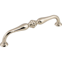 Worldwide Flooring Design Center Allington Pull 6 5/16 Inch (c-c) Polished Nickel Allington Pull 6 5/16 Inch (c-c) Polished Nickel Top Knobs Decorative Hardware
