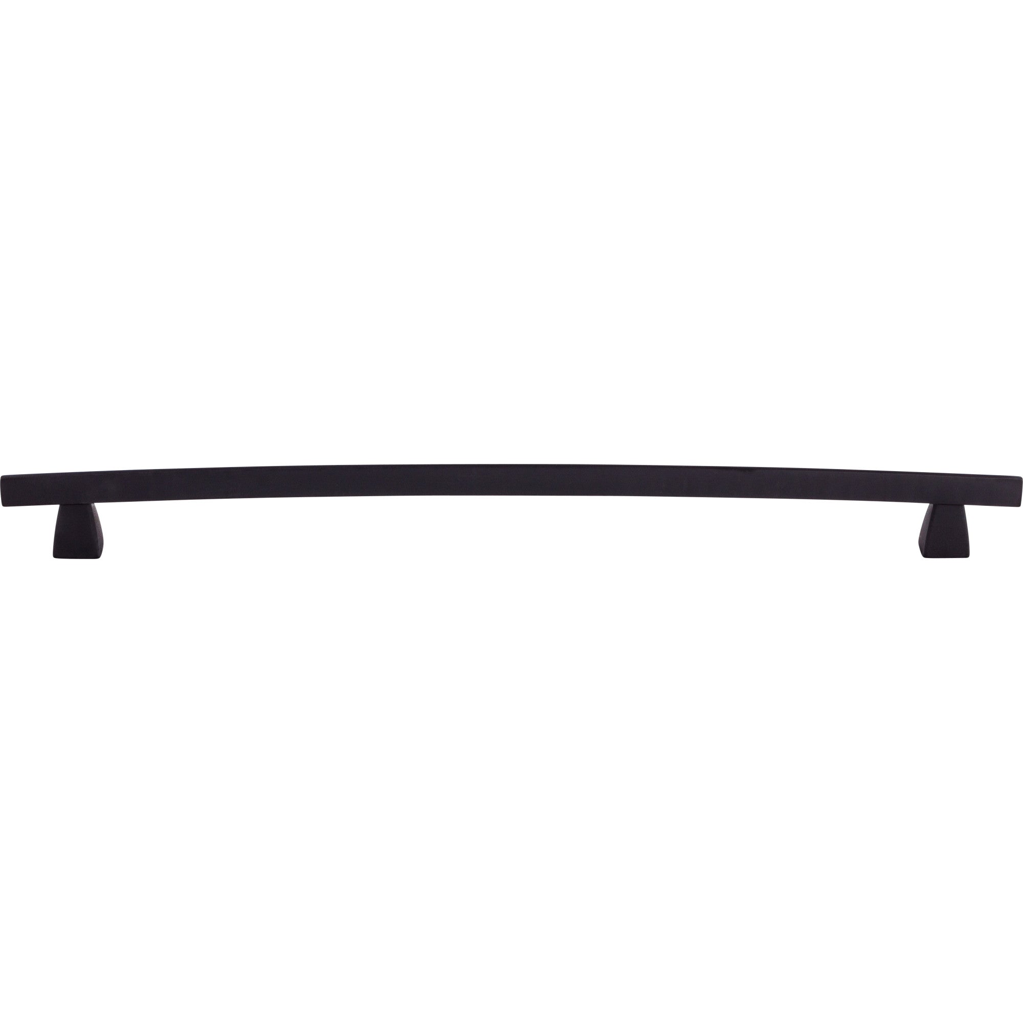 Worldwide Flooring Design Center Arched Pull 12 Inch (c-c) Flat Black Arched Pull 12 Inch (c-c) Flat Black Top Knobs Decorative Hardware