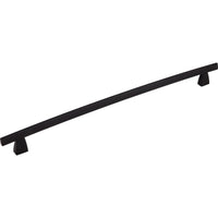Worldwide Flooring Design Center Arched Pull 12 Inch (c-c) Flat Black Arched Pull 12 Inch (c-c) Flat Black Top Knobs Decorative Hardware
