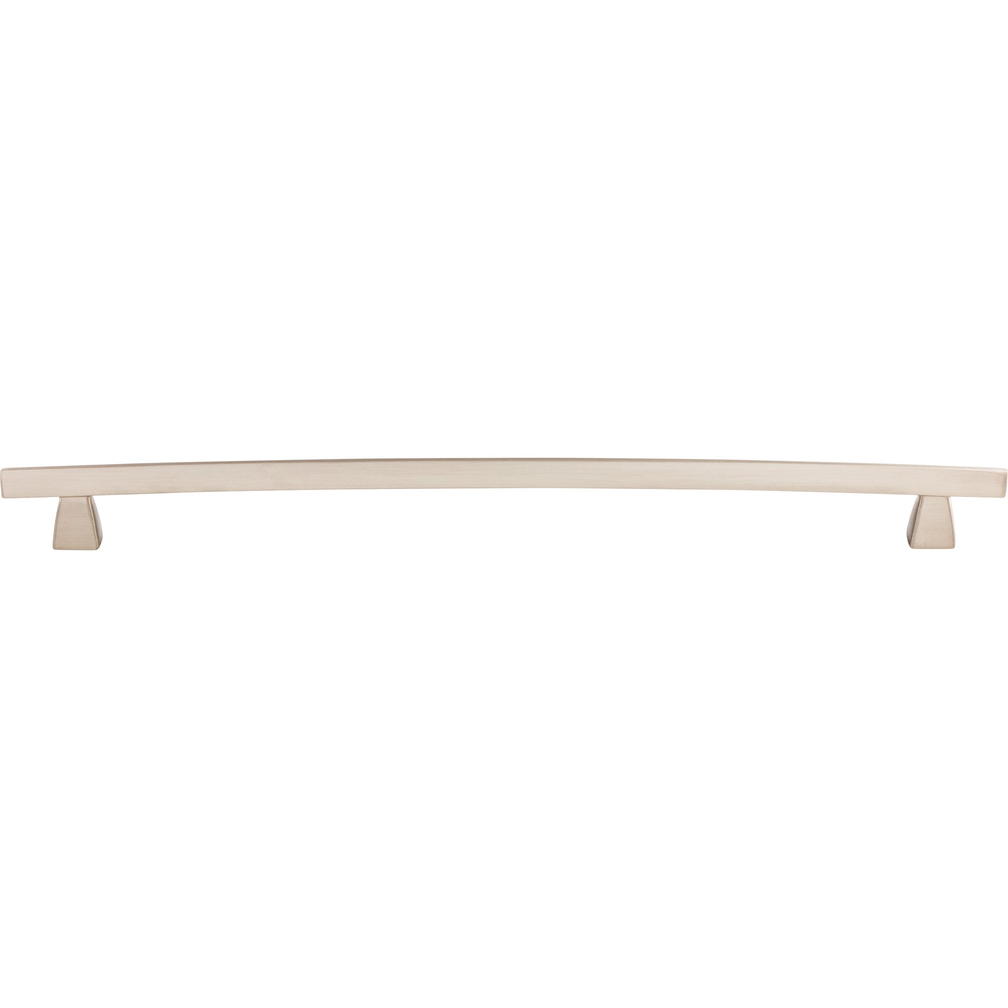 Worldwide Flooring Design Center Arched Pull 12 Inch (c-c) Brushed Satin Nickel Arched Pull 12 Inch (c-c) Brushed Satin Nickel Top Knobs Decorative Hardware