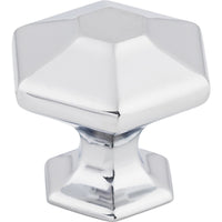 Worldwide Flooring Design Center Spectrum Knob 1 1/8 Inch Polished Chrome Spectrum Knob 1 1/8 Inch Polished Chrome Top Knobs Decorative Hardware