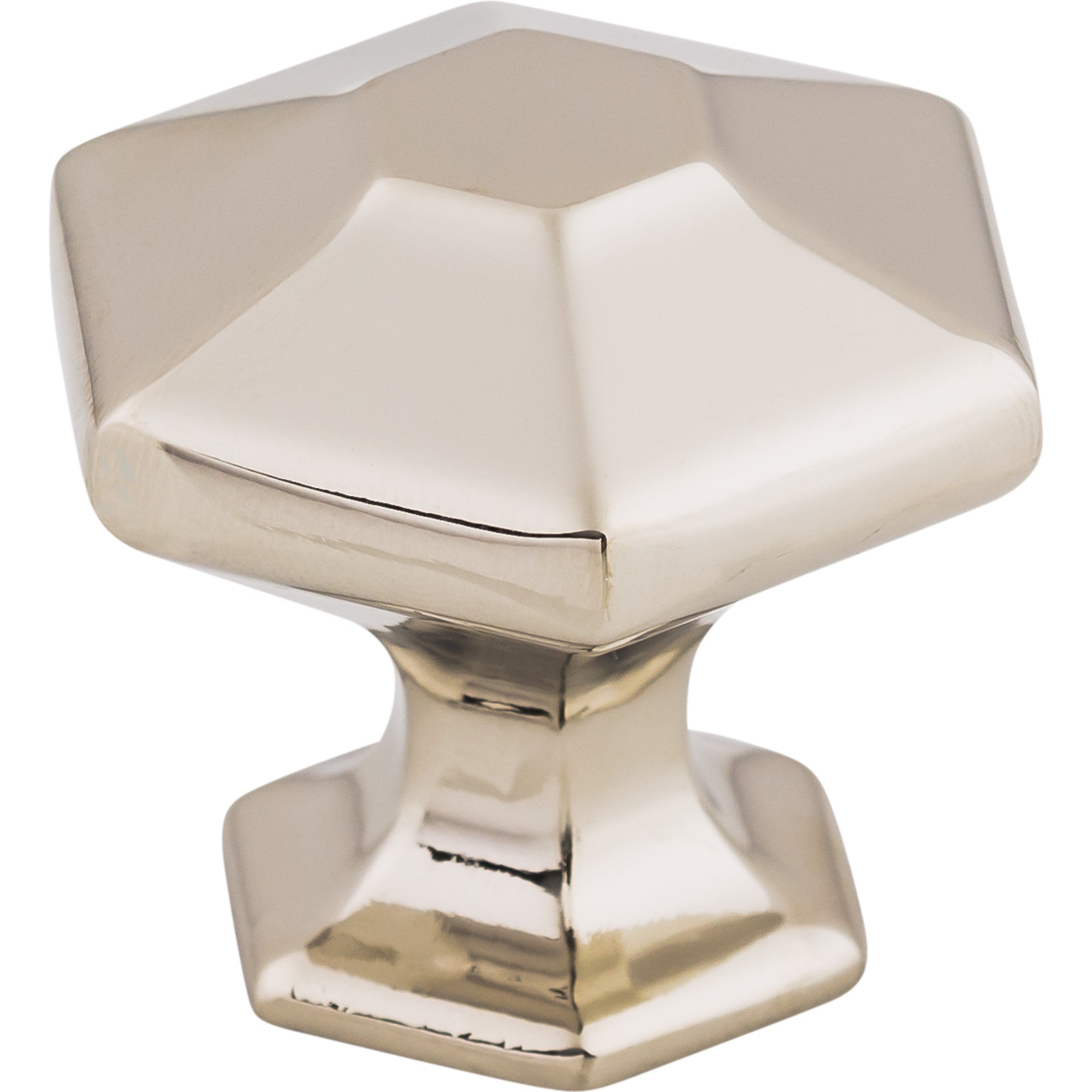Worldwide Flooring Design Center Spectrum Knob 1 1/8 Inch Polished Nickel Spectrum Knob 1 1/8 Inch Polished Nickel Top Knobs Decorative Hardware