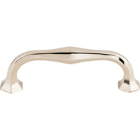 Worldwide Flooring Design Center Spectrum Pull 3 3/4 Inch (c-c) Polished Nickel Spectrum Pull 3 3/4 Inch (c-c) Polished Nickel Top Knobs Decorative Hardware