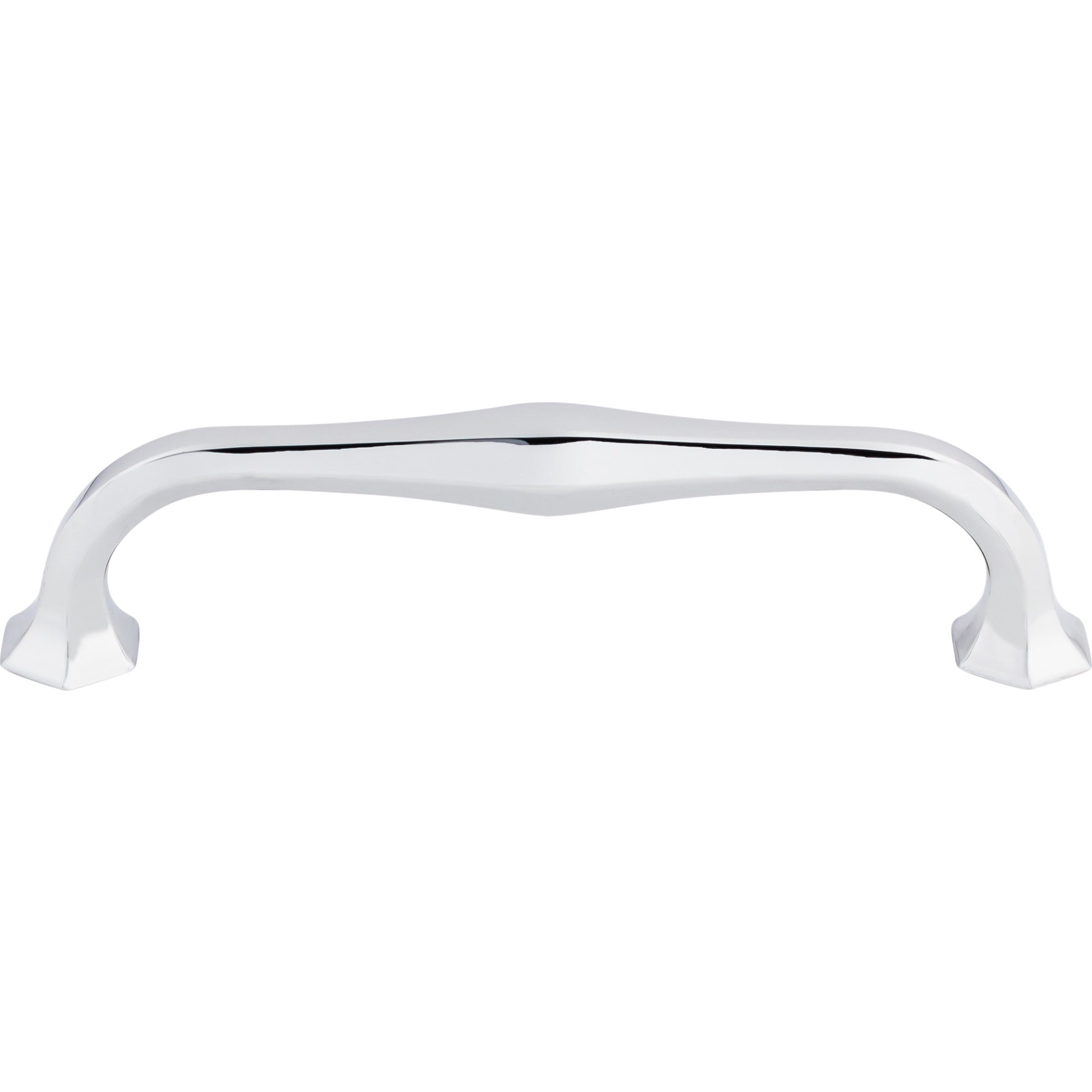 Worldwide Flooring Design Center Spectrum Pull 5 1/16 Inch (c-c) Polished Chrome Spectrum Pull 5 1/16 Inch (c-c) Polished Chrome Top Knobs Decorative Hardware