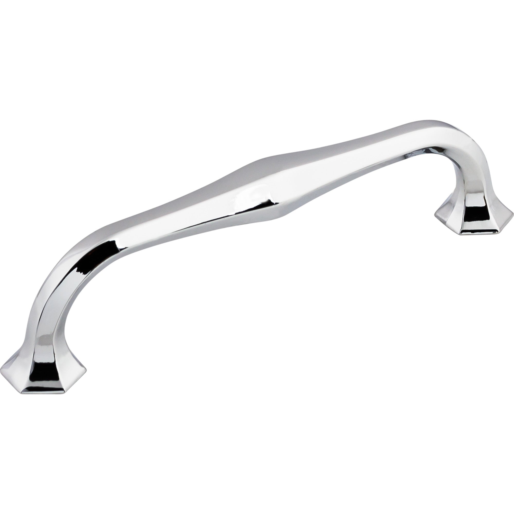 Worldwide Flooring Design Center Spectrum Pull 5 1/16 Inch (c-c) Polished Chrome Spectrum Pull 5 1/16 Inch (c-c) Polished Chrome Top Knobs Decorative Hardware
