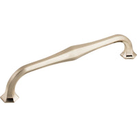 Worldwide Flooring Design Center Spectrum Pull 6 5/16 Inch (c-c) Brushed Satin Nickel Spectrum Pull 6 5/16 Inch (c-c) Brushed Satin Nickel Top Knobs Decorative Hardware