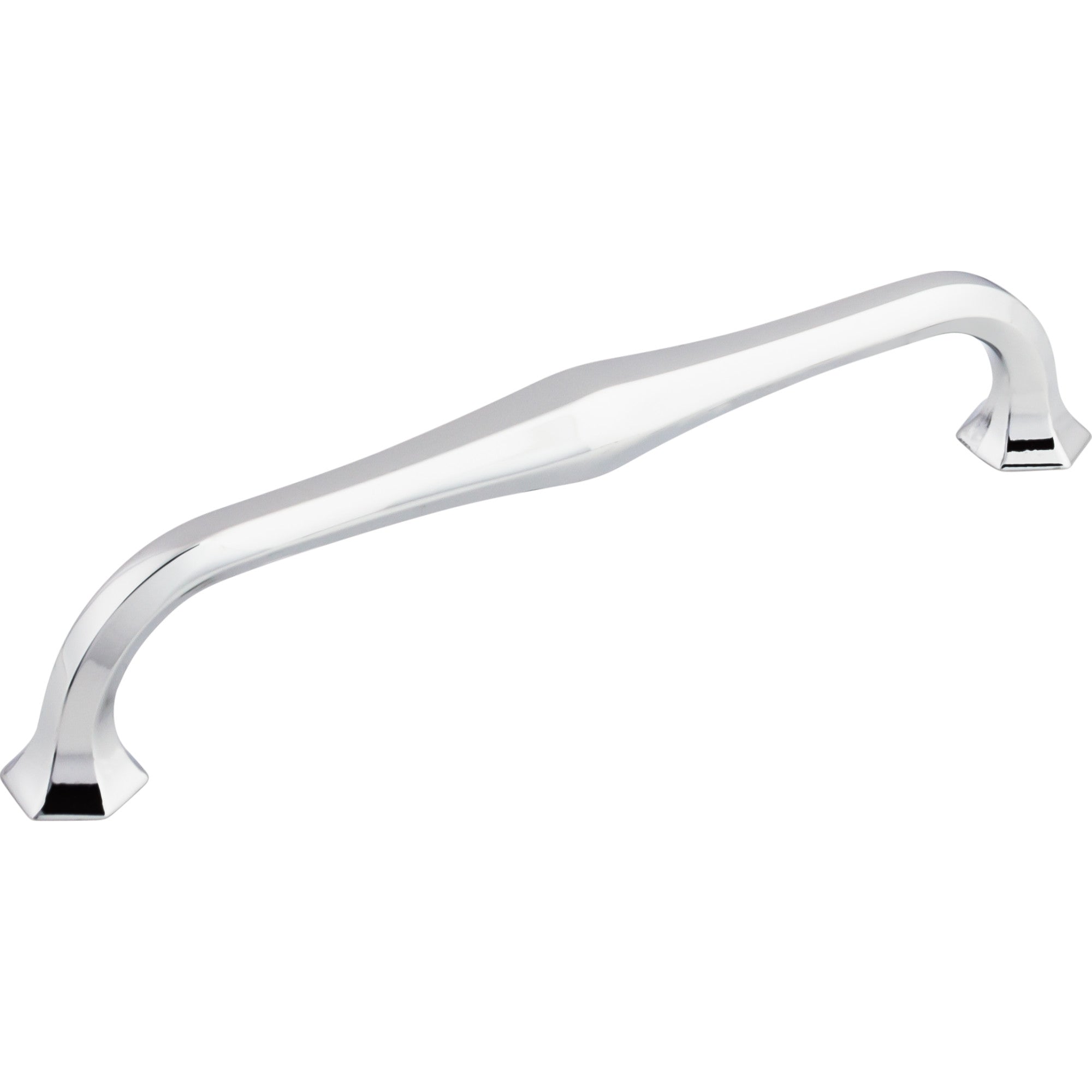 Worldwide Flooring Design Center Spectrum Pull 6 5/16 Inch (c-c) Polished Chrome Spectrum Pull 6 5/16 Inch (c-c) Polished Chrome Top Knobs Decorative Hardware