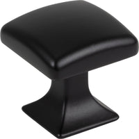 Worldwide Flooring Design Center Contour Knob 1 1/8 Inch Flat Black Contour Knob 1 1/8 Inch Flat Black Top Knobs Decorative Hardware