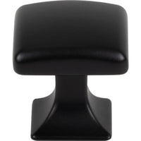 Worldwide Flooring Design Center Contour Knob 1 1/8 Inch Flat Black Contour Knob 1 1/8 Inch Flat Black Top Knobs Decorative Hardware