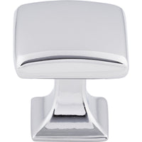 Worldwide Flooring Design Center Contour Knob 1 1/8 Inch Polished Chrome Contour Knob 1 1/8 Inch Polished Chrome Top Knobs Decorative Hardware