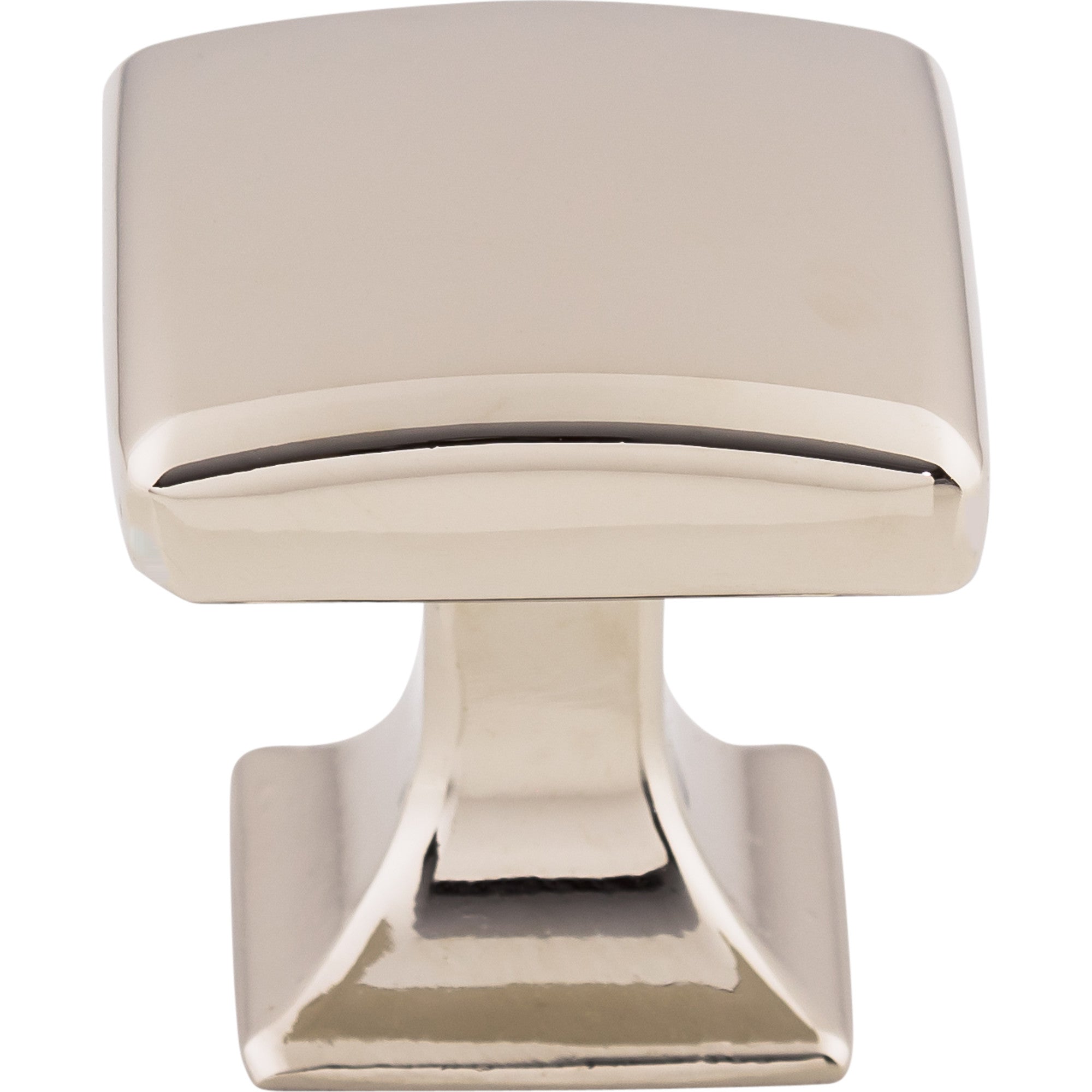 Worldwide Flooring Design Center Contour Knob 1 1/8 Inch Polished Nickel Contour Knob 1 1/8 Inch Polished Nickel Top Knobs Decorative Hardware
