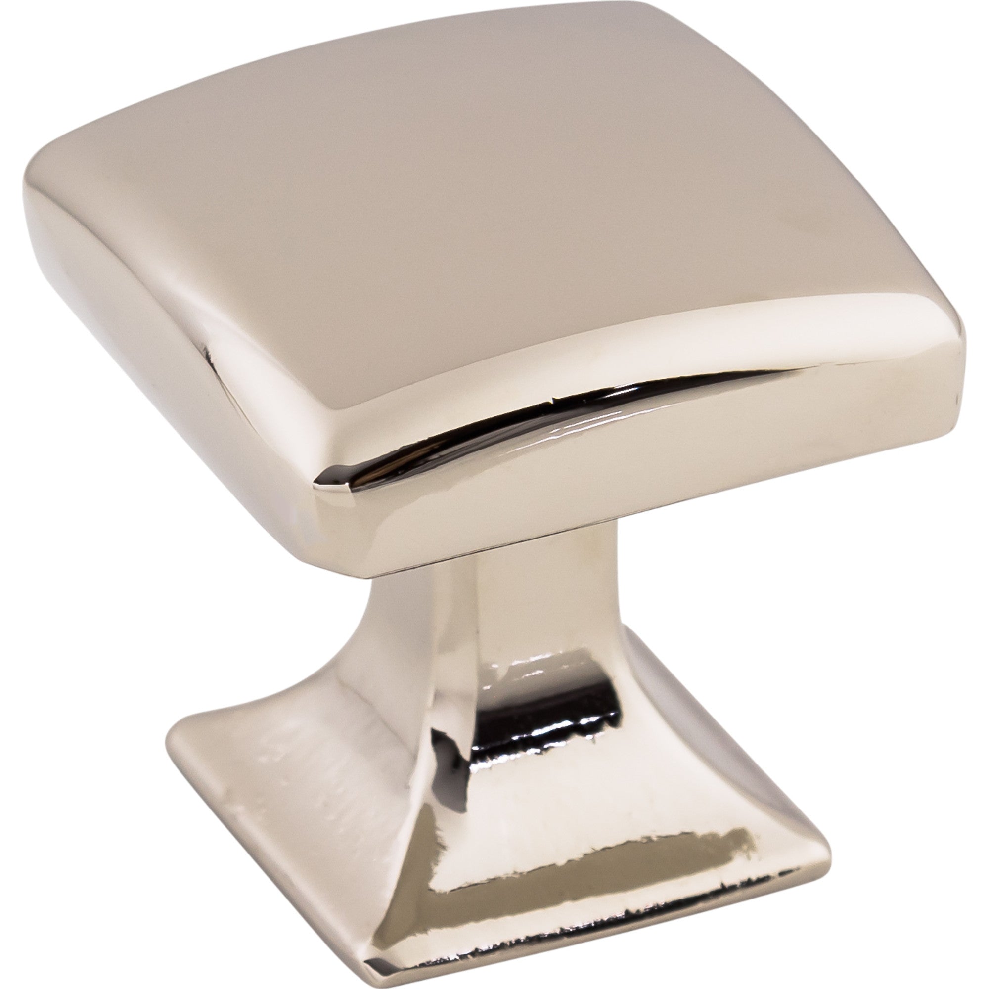 Worldwide Flooring Design Center Contour Knob 1 1/8 Inch Polished Nickel Contour Knob 1 1/8 Inch Polished Nickel Top Knobs Decorative Hardware