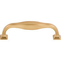 Worldwide Flooring Design Center Contour Pull 3 3/4 Inch (c-c) Honey Bronze Contour Pull 3 3/4 Inch (c-c) Honey Bronze Top Knobs Decorative Hardware
