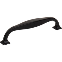 Worldwide Flooring Design Center Contour Pull 5 1/16 Inch (c-c) Flat Black Contour Pull 5 1/16 Inch (c-c) Flat Black Top Knobs Decorative Hardware
