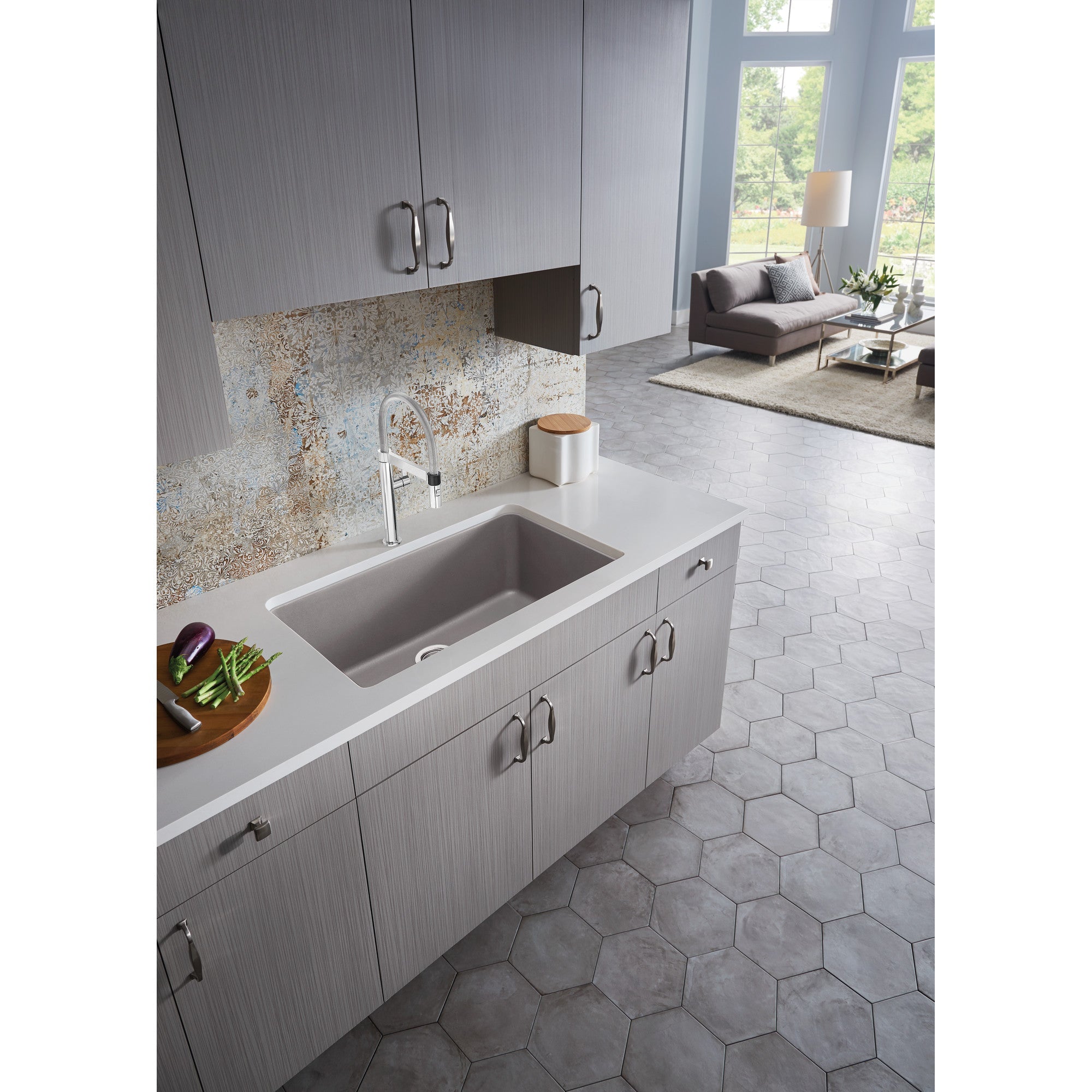 Worldwide Flooring Design Center Contour Pull 12 Inch (c-c) Brushed Satin Nickel Contour Pull 12 Inch (c-c) Brushed Satin Nickel Top Knobs Decorative Hardware