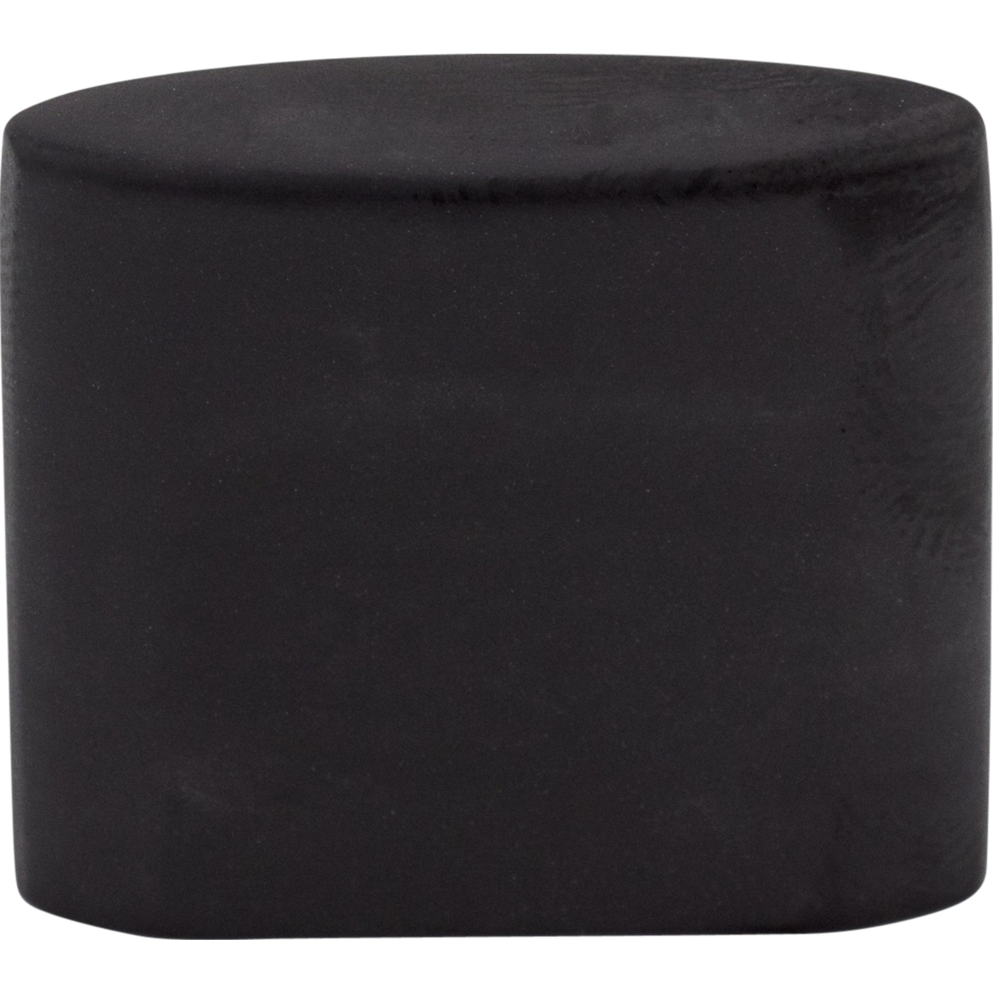 Worldwide Flooring Design Center Oval Slot Knob 3/4 Inch (c-c) Flat Black Oval Slot Knob 3/4 Inch (c-c) Flat Black Top Knobs Decorative Hardware