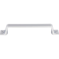 Worldwide Flooring Design Center Channing Pull 5 1/16 Inch (c-c) Polished Chrome Channing Pull 5 1/16 Inch (c-c) Polished Chrome Top Knobs Decorative Hardware