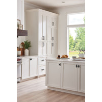 Worldwide Flooring Design Center Channing Pull 5 1/16 Inch (c-c) Polished Nickel Channing Pull 5 1/16 Inch (c-c) Polished Nickel Top Knobs Decorative Hardware