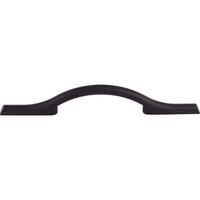 Worldwide Flooring Design Center Somerdale Pull 3 3/4 Inch (c-c) Flat Black Somerdale Pull 3 3/4 Inch (c-c) Flat Black Top Knobs Decorative Hardware