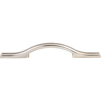 Worldwide Flooring Design Center Somerdale Pull 3 3/4 Inch (c-c) Polished Nickel Somerdale Pull 3 3/4 Inch (c-c) Polished Nickel Top Knobs Decorative Hardware