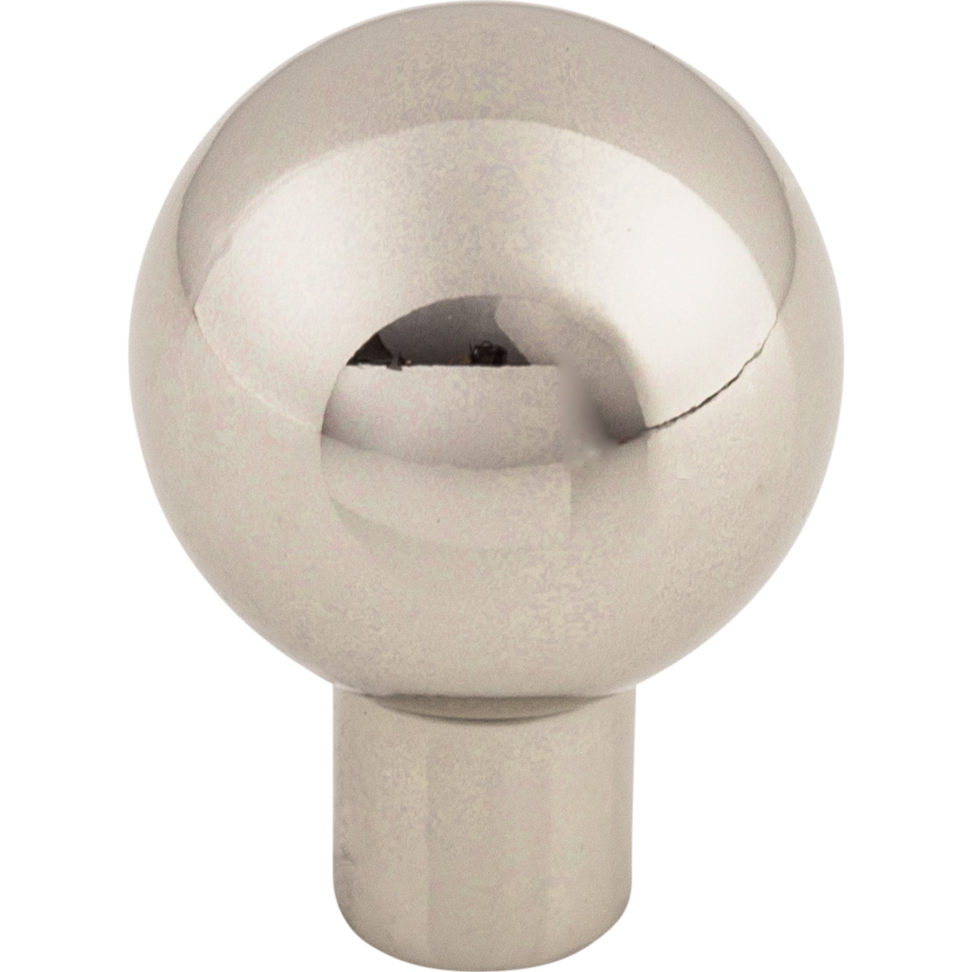 Worldwide Flooring Design Center Brookline Knob 7/8 Inch Polished Nickel Brookline Knob 7/8 Inch Polished Nickel Top Knobs Decorative Hardware
