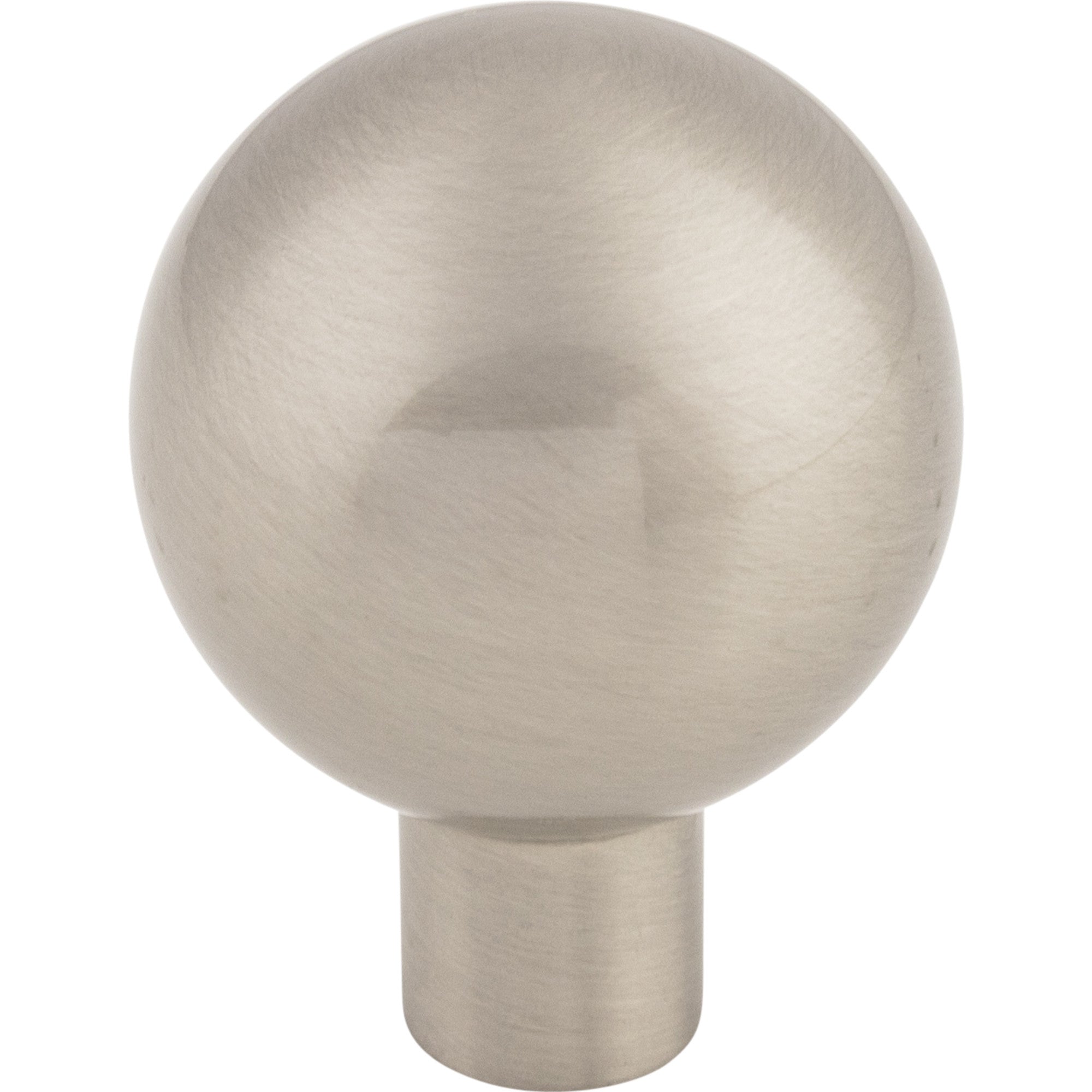 Worldwide Flooring Design Center Brookline Knob 1 1/8 Inch Brushed Satin Nickel Brookline Knob 1 1/8 Inch Brushed Satin Nickel Top Knobs Decorative Hardware