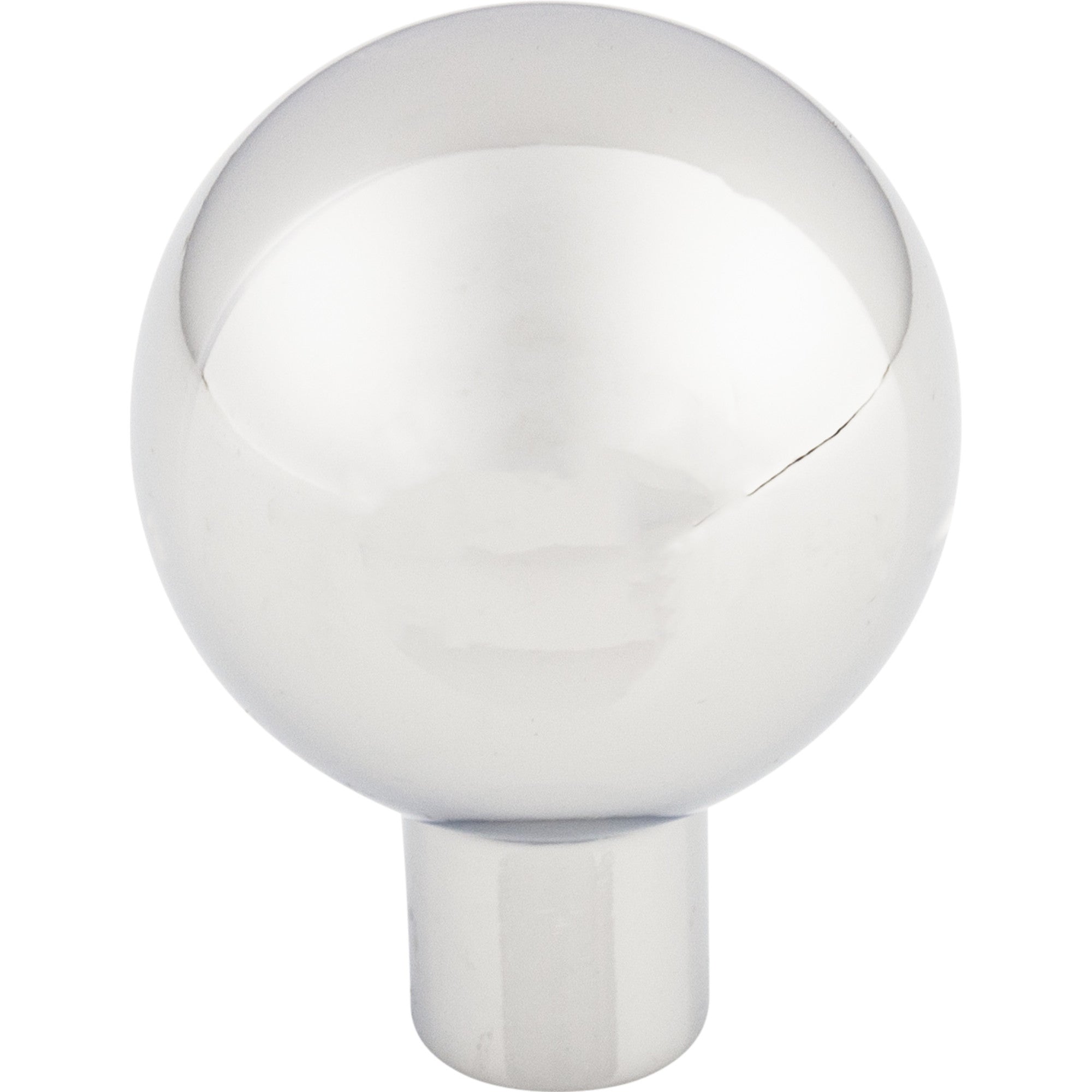 Worldwide Flooring Design Center Brookline Knob 1 1/8 Inch Polished Chrome Brookline Knob 1 1/8 Inch Polished Chrome Top Knobs Decorative Hardware