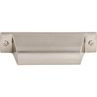 Worldwide Flooring Design Center Channing Cup Pull 2 3/4 Inch (c-c) Brushed Satin Nickel Channing Cup Pull 2 3/4 Inch (c-c) Brushed Satin Nickel Top Knobs Decorative Hardware