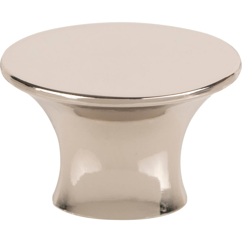 Worldwide Flooring Design Center Edgewater Knob 1 5/16 Inch Polished Nickel Edgewater Knob 1 5/16 Inch Polished Nickel Top Knobs Decorative Hardware