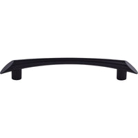 Worldwide Flooring Design Center Edgewater Pull 5 1/16 Inch (c-c) Flat Black Edgewater Pull 5 1/16 Inch (c-c) Flat Black Top Knobs Decorative Hardware