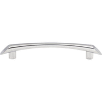 Worldwide Flooring Design Center Edgewater Pull 5 1/16 Inch (c-c) Polished Chrome Edgewater Pull 5 1/16 Inch (c-c) Polished Chrome Top Knobs Decorative Hardware