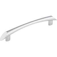 Worldwide Flooring Design Center Edgewater Pull 5 1/16 Inch (c-c) Polished Chrome Edgewater Pull 5 1/16 Inch (c-c) Polished Chrome Top Knobs Decorative Hardware