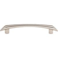 Worldwide Flooring Design Center Edgewater Pull 5 1/16 Inch (c-c) Polished Nickel Edgewater Pull 5 1/16 Inch (c-c) Polished Nickel Top Knobs Decorative Hardware