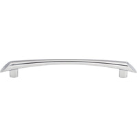 Worldwide Flooring Design Center Edgewater Pull 6 5/16 Inch (c-c) Polished Chrome Edgewater Pull 6 5/16 Inch (c-c) Polished Chrome Top Knobs Decorative Hardware